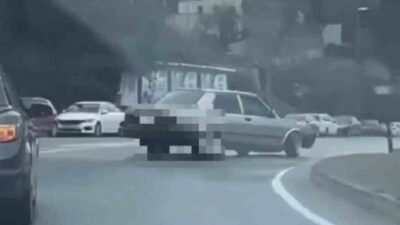 İstanbul’un Beykoz ilçesinde trafikte hem kendi canını hem de diğer