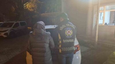 İstanbul Beylikdüzü’nde ters yönde ilerleyerek trafiği tehlikeye düşüren sürücüye 12