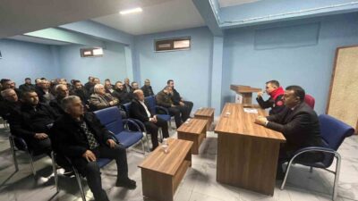 Konya’nın Beyşehir ilçesinde, İlçe Tarım ve Orman Müdürlüğü tarafından muhtarlara