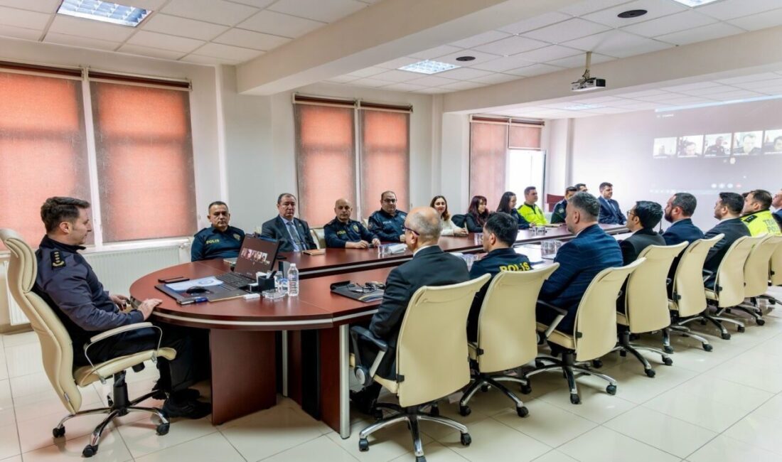 Bilecik İl Emniyet Müdürü Erdem Çağlar başkanlığında haftalık genel değerlendirme