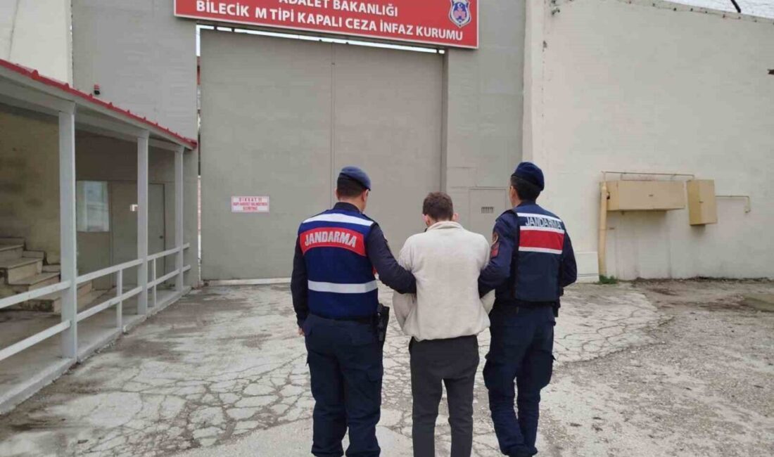 Bilecik’te hakkında 3 yıl 4 ay kesinleşmiş hapis cezası bulunan