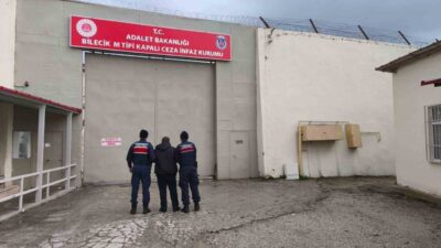 Bilecik’te hakkında 4 yıl 2 ay kesinleşmiş hapis cezası bulunan
