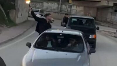 Bilecik’te bir asker konvoyunda havaya açılan ateş eden şahıs pes