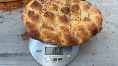 Bilecik’te gramajı 320 gram olmasına rağmen vatandaşa 290-300 gram pide