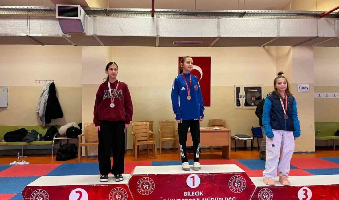 Bilecik’te Okul Spor Faaliyetleri kapsamında düzenlenen Taekwondo Gençler İl Birinciliği