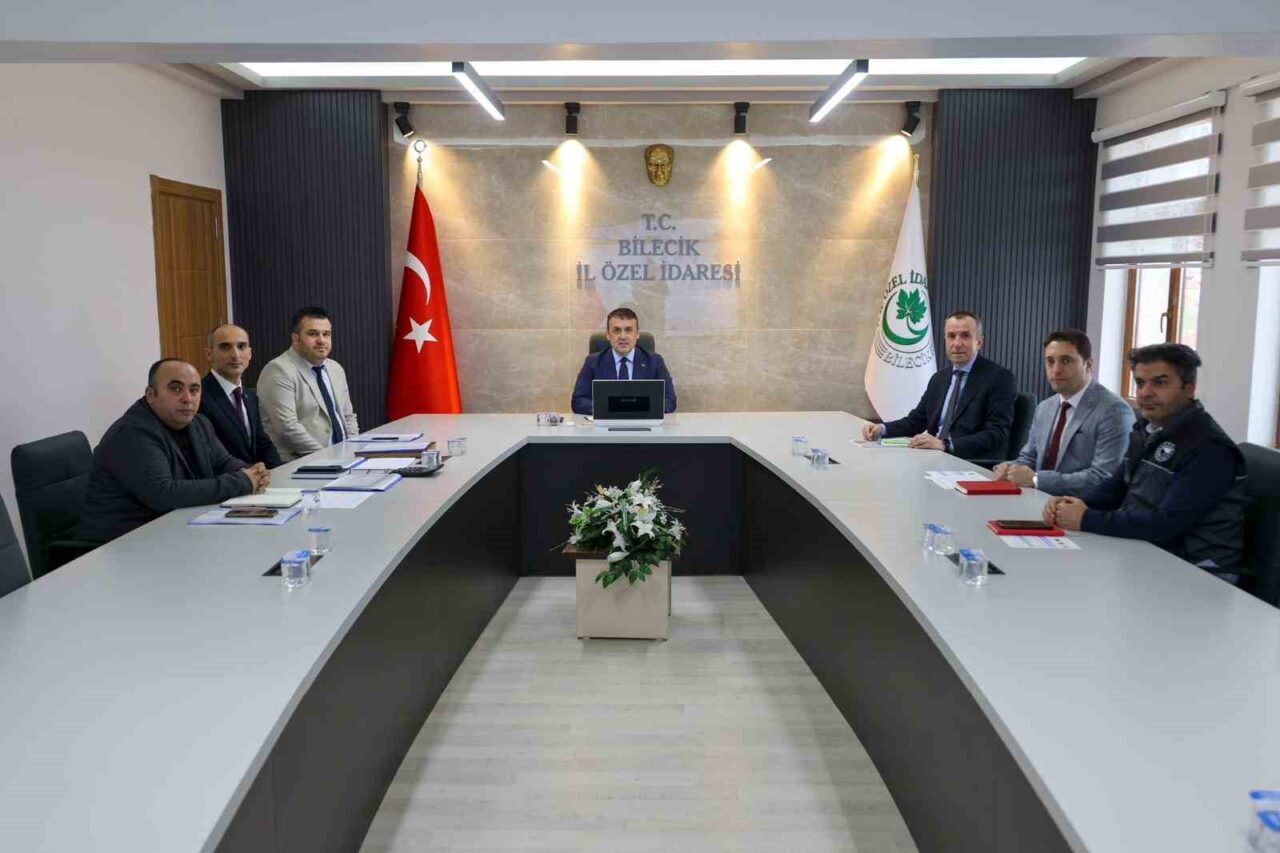 Bilecik’te Tarım Yatırımları Koordinasyon Toplantısı Vali Faik Oktay Sözer başkanlığında