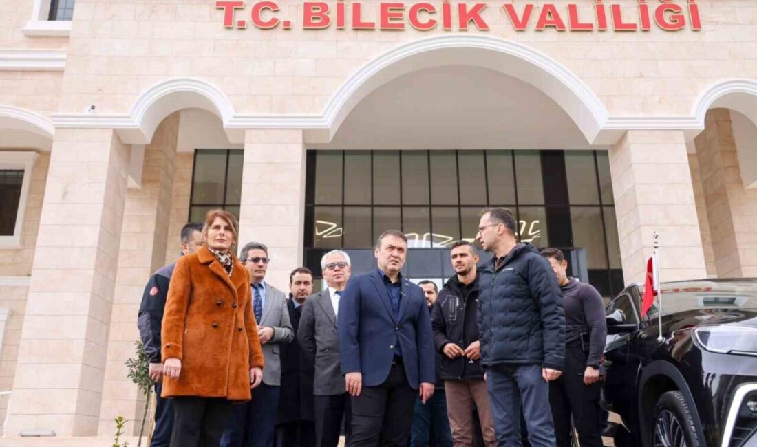 Bilecik’te yapım çalışmaları tamamlanan ve son düzenlemeleri sürdürülen yeni valilik