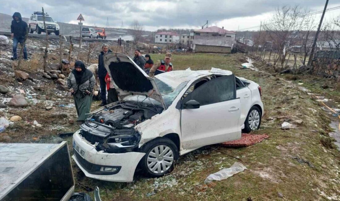 Bingöl’de otomobilin takla atması sonucu meydana gelen trafik kazasında 2’si