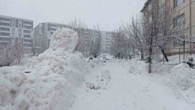 Bitlis’te günlerdir aralıklarla etkili olan karla karışık yağmur, yerini kar