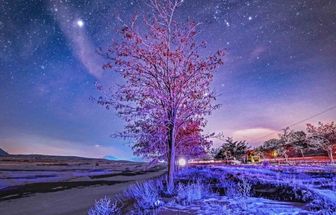 Doğal güzellikleri ve ışık kirliliğinin düşüklüğüyle öne çıkan Bitlis, kış