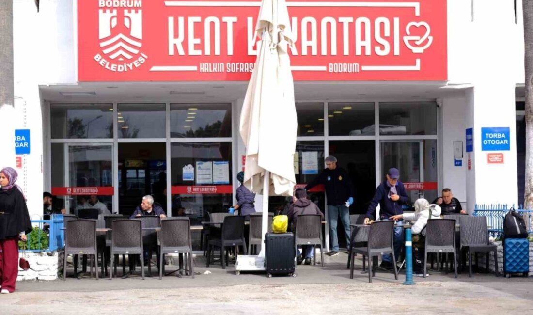 Bodrum Belediye A.Ş. tarafından hizmete açılan Bodrum Kent Lokantası, bir