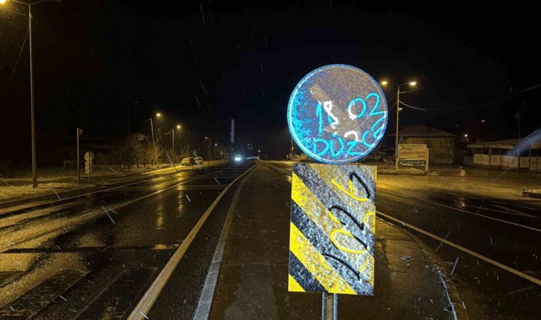 Türkiye’nin en önemli geçiş güzergahlarından Bolu Dağı’nda kar yağışı etkisini