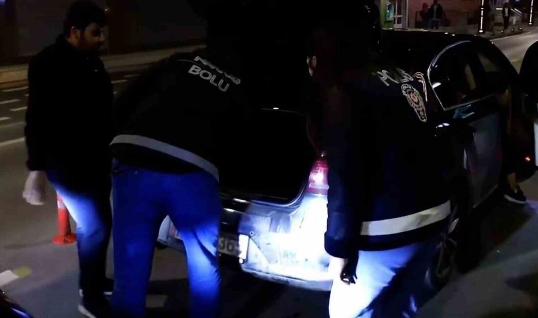 Bolu’da polis ve jandarma ekiplerince son bir haftada gerçekleştirilen asayiş