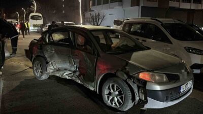 Bolu’da otomobil ile cipin çarpışması neticesinde meydana gelen trafik kazasında