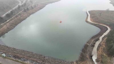 Bolu’nun içme ve kullanma suyu ihtiyacını karşılayan Gölköy Baraj Göleti’nde,