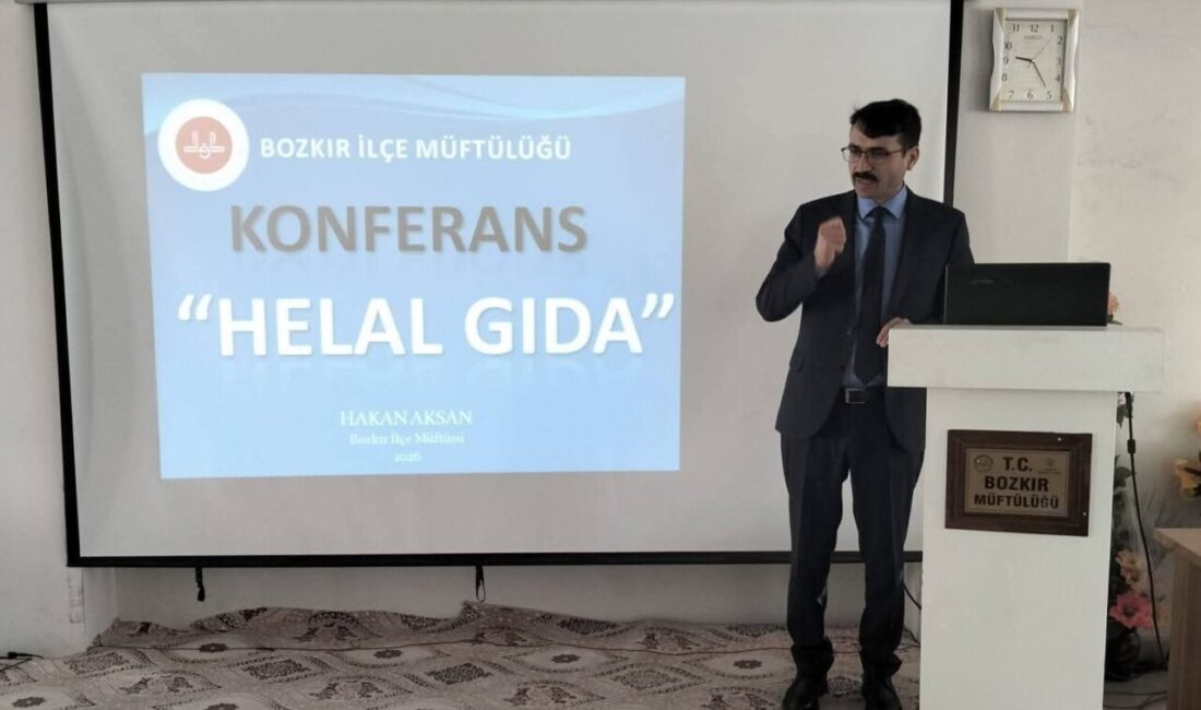 Konya’nın Bozkır ilçesinde, “Helal Gıda” konulu konferans düzenlendi. Bozkır İlçe