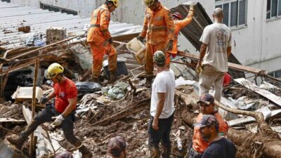 Brezilya’nın Minas Gerais eyaletinde şiddetli yağışların yol açtığı sel felaketinde