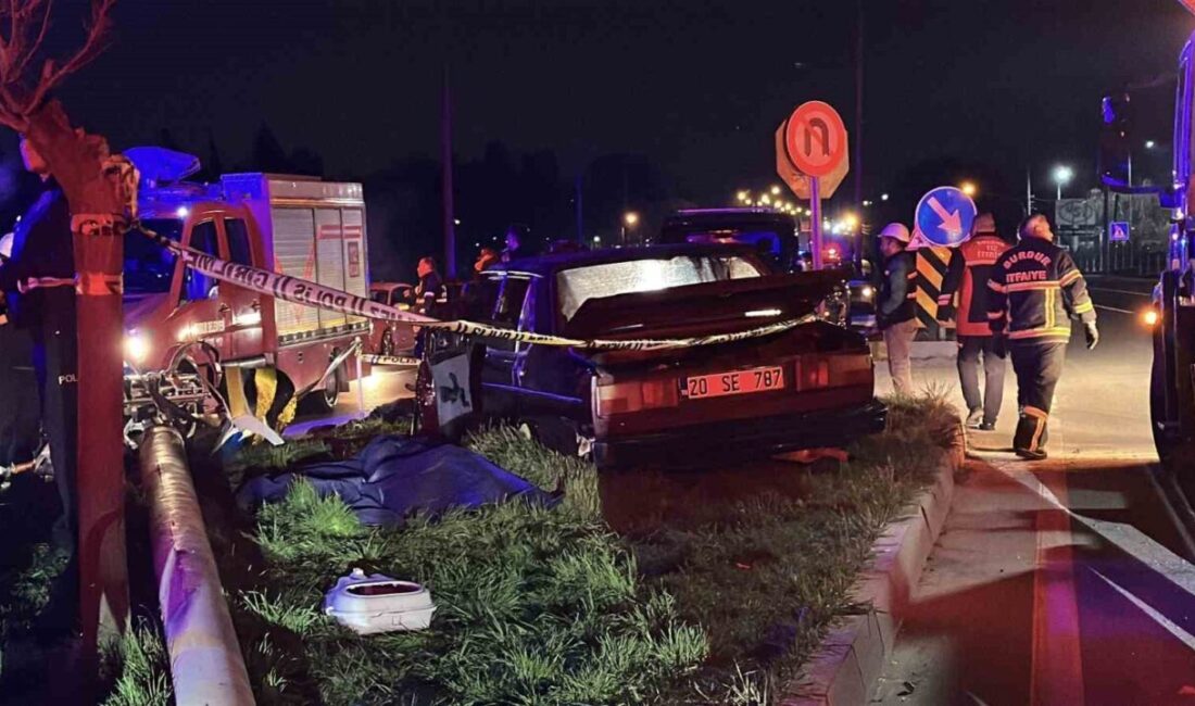 Burdur’da meydana gelen ve sürücünün yaralandığı, eşinin ise hayatını kaybettiği
