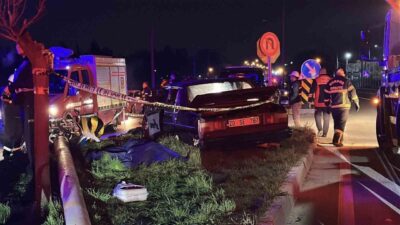 Burdur’da meydana gelen ve sürücünün yaralandığı, eşinin ise hayatını kaybettiği