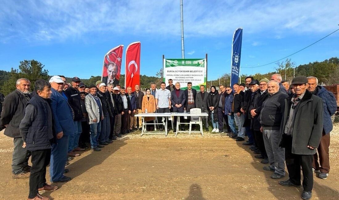 Bursa Büyükşehir Belediyesi, hayvan yetiştiricilerine nefes olacak bir projeyi daha
