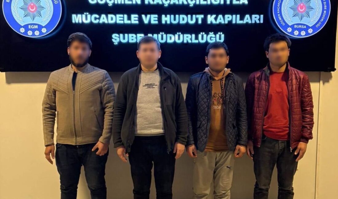 Bursa’da kaçak yabancı uyruklu şahısların çalıştırıldığı bir iş yerine yönelik