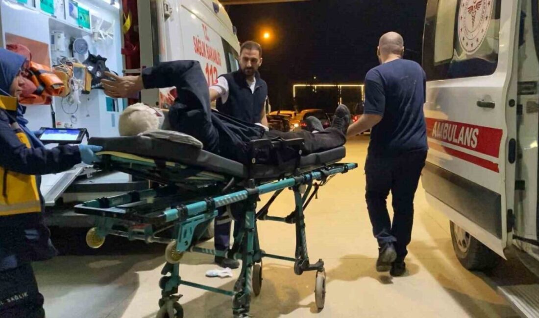 Bursa’nın İnegöl ilçesinde meydana gelen kazada kontrolden çıkarak devrilen bisikletin