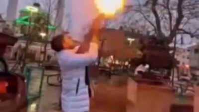 Bursa’nın Nilüfer ilçesinde bir şahıs, cadde ortasında pompalı tüfekle defalarca