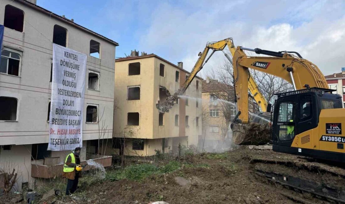 İstanbul’da beklenen büyük depreme karşı hazırlık çalışmaları kapsamında Büyükçekmece ilçesinde
