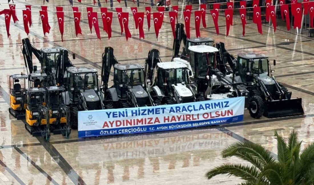 Aydın Büyükşehir Belediye Başkanı Özlem Çerçioğlu, Büyükşehir Belediyesi’nin araç filosunu