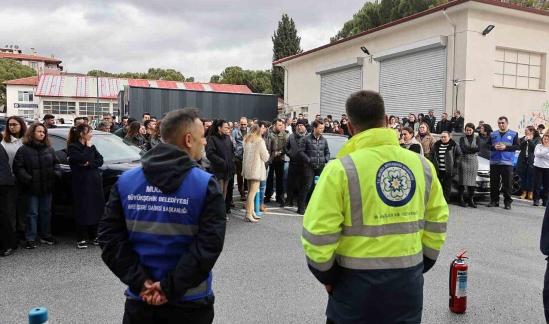 Muğla Büyükşehir Belediyesi tarafından deprem, yangın ve diğer muhtemel afet