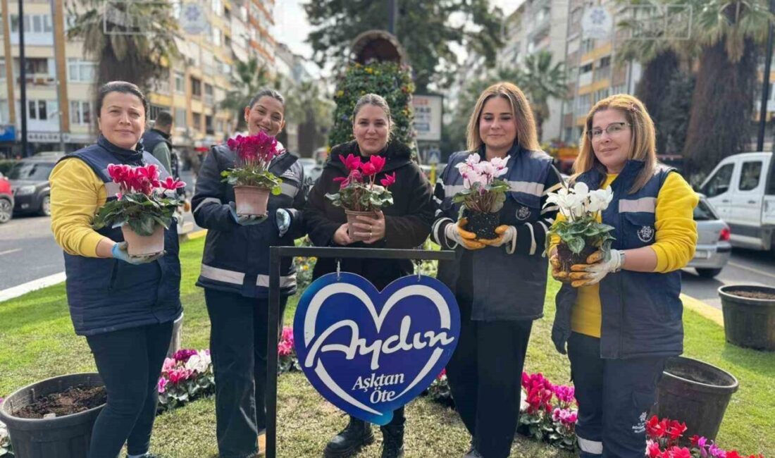 Aydın Büyükşehir Belediyesi’nin 14 Şubat Sevgililer Günü dolayısıyla kent genelinde