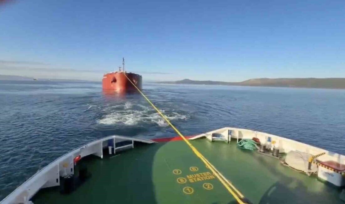 Çanakkale Boğazı’ndan geçen 229 metre uzunluğunda ‘SANTA CRUZ’ isimli dökme