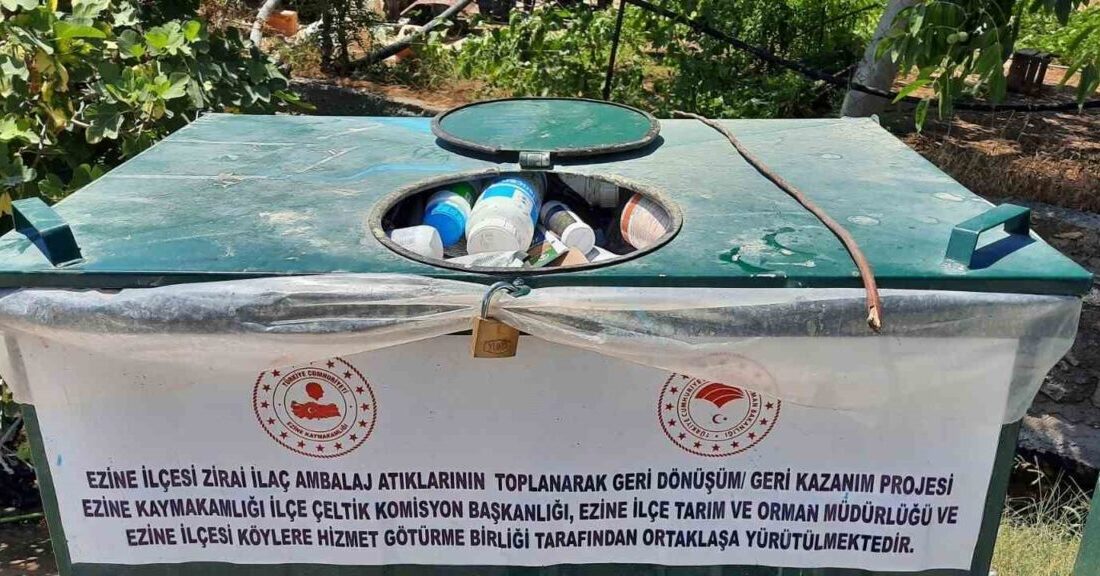 Çanakkale’de ‘Bitki Koruma Ürünleri Ambalaj Atıklarının Toplanarak Geri Dönüşümü ve