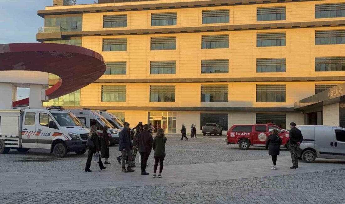 Çanakkale Mehmet Akif Ersoy Devlet Hastanesinde çıkan küçük çaplı yangın