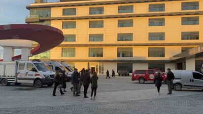 Çanakkale Mehmet Akif Ersoy Devlet Hastanesinde çıkan küçük çaplı yangın