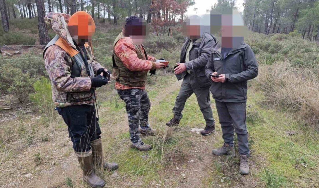 Çanakkale’de gerçekleştirilen doğa koruma ve kontrolü çalışmalarında yasa dışı avcılık