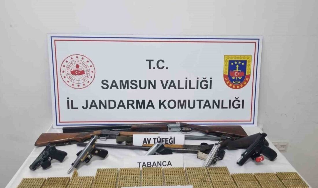 Samsun’un Canik ilçesinde meskun mahalde havaya ateş açarak genel güvenliği
