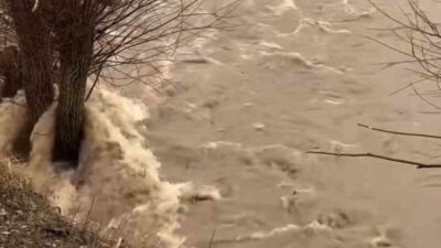 Çankırı’nın Orta ve Ilgaz ilçelerinde etkili olan kuvvetli sağanak sonrası