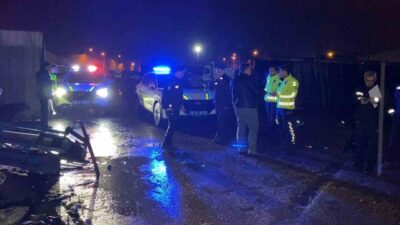 Bursa’nın İnegöl ilçesinde cipin çarptığı motosiklet sürücüsü yaralanırken, kaçan cip