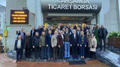 Cumhuriyet Halk Partisi (CHP) Samsun ve Çarşamba heyeti, tarım alanındaki