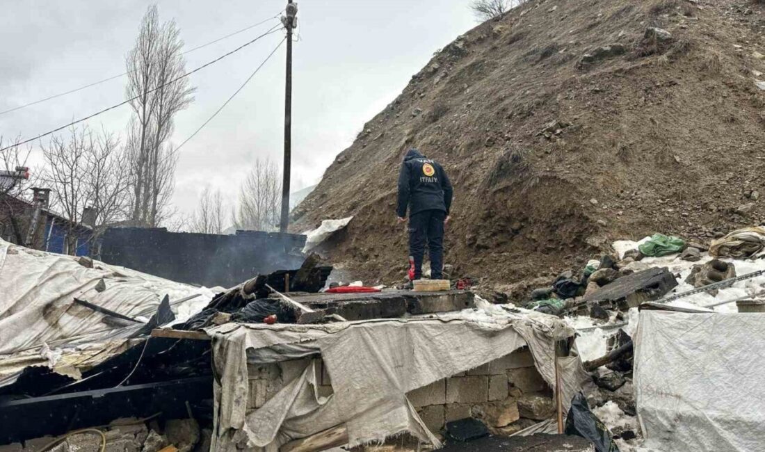 Van’ın Çatak ilçesinde toprak kayması sonucu tandır evinin çökmesiyle babaanne