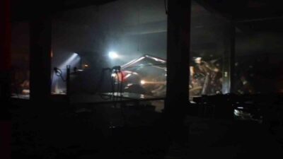 Zonguldak’ın Çaycuma ilçesine bağlı Karapınar beldesinde bulunan bir tekstil fabrikasında