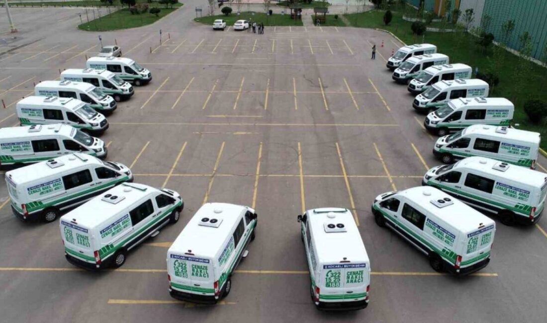 Kocaeli Büyükşehir Belediyesi, vefat eden vatandaşların cenaze nakil işlemlerini ücretsiz