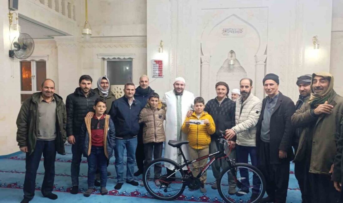 Diyarbakır’ın Çermik ilçesinde “Camide Kur’an Öğretimi” programı kapsamında eğitim gören