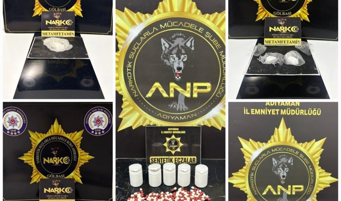 Adıyaman İl Emniyet Müdürlüğü ekiplerince çeşitli suçlardan yakalanan 11 şahıs