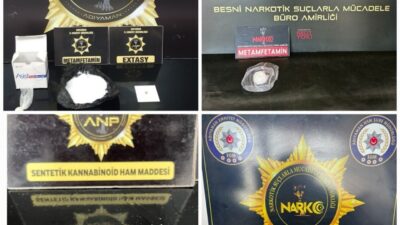 Adıyaman İl Emniyet Müdürlüğü ekiplerince çeşitli suçlardan yakalanan 20 şahıs