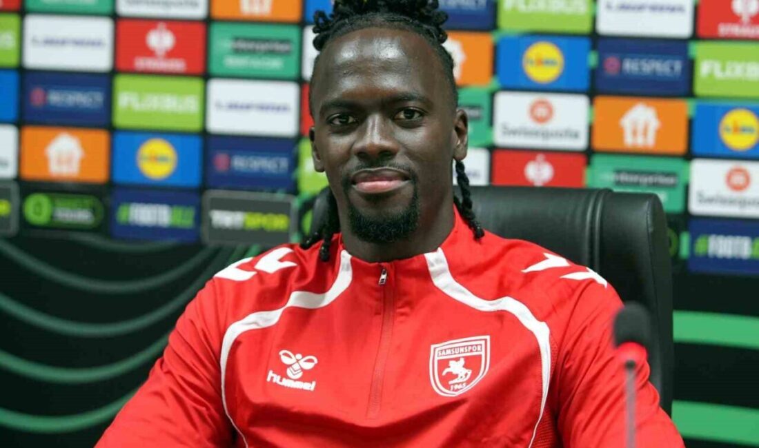 SAMSUN (İHA) – Samsunspor’un Senegalli forveti Cherif Ndiaye, Shkendija maçı