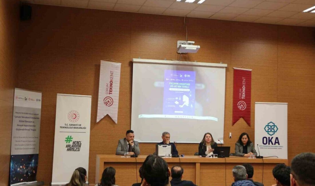 Çorum’da düzenlenen panelde, fikri ve sınai mülkiyet haklarının Ar-Ge ve