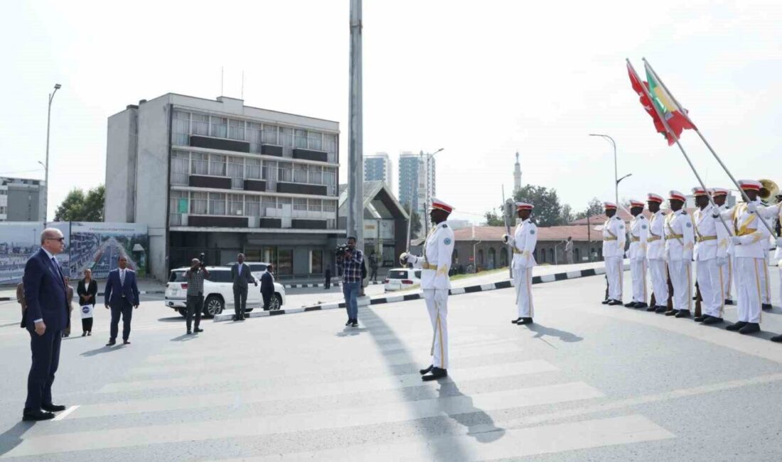 Cumhurbaşkanı Recep Tayyip Erdoğan, resmi ziyarette bulunmak üzere geldiği Etiyopya’nın
