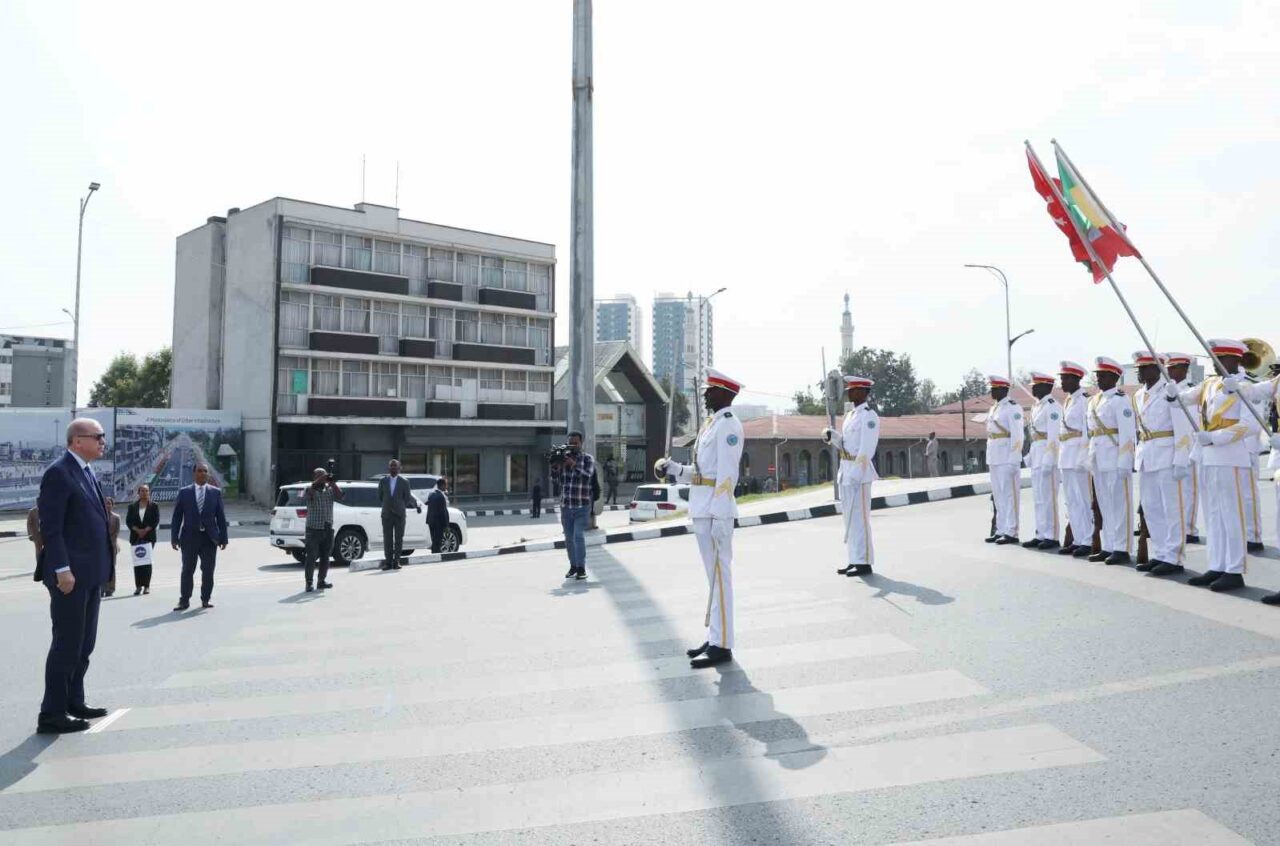 Cumhurbaşkanı Recep Tayyip Erdoğan, resmi ziyarette bulunmak üzere geldiği Etiyopya’nın